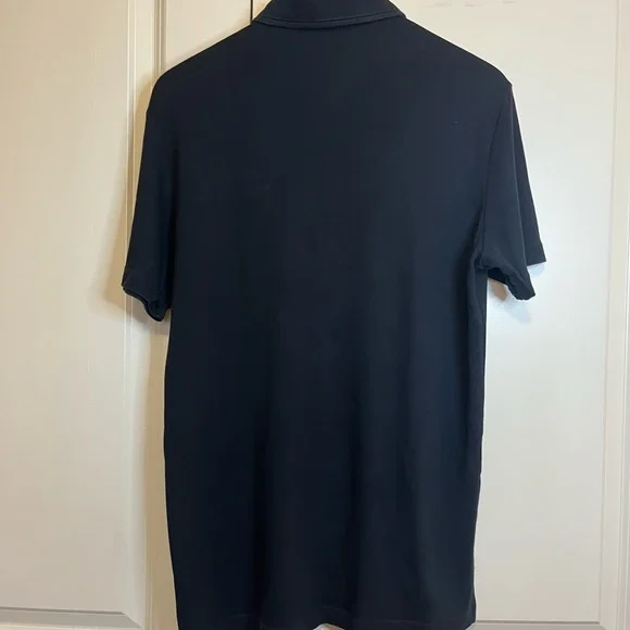 Lacoste Black Polo Shirt size 3 - Picture 3 of 5